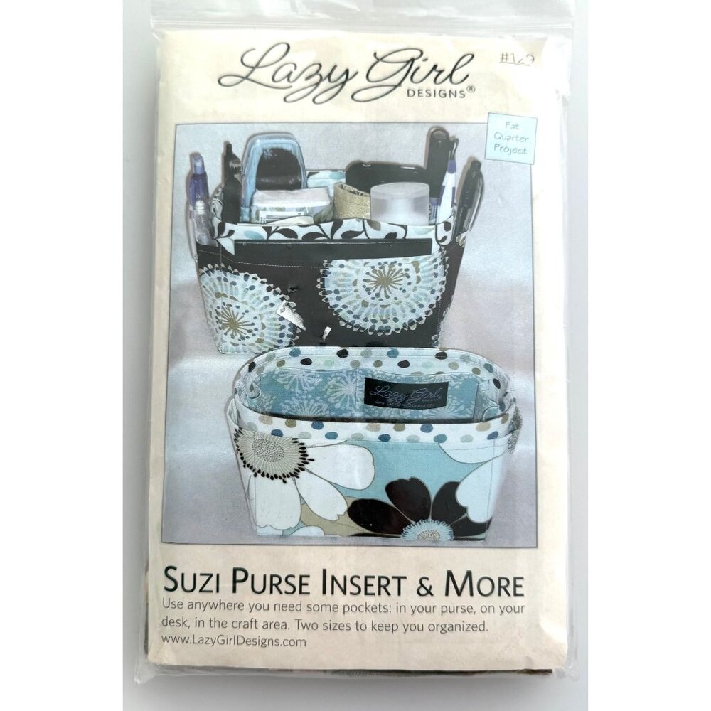 Lazy Girl Designs Suzi Purse Insert & More Kit With Fabric & Pattern